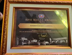 Pemkot Bandar Lampung Raih Penghargaan Penganugerahan BPH Migas Tahun 2023