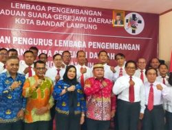 Walikota Bandarlampung hadiri Dan Lantik Pengurus LPPD Kota Bandar Lampung