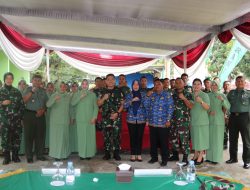 Kunjungan Kerja di Koramil TBS, Dandim 0410/KBL Tekankan Netralitas TNI dan Bijak Bermedsos