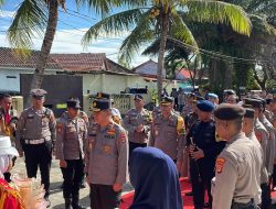 Kunker Di Polres Pesibar, Wakapolda Lampung Apresiasi Kinerja Personel Pesibar