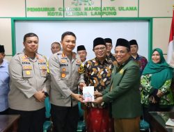 Dikunjungi Kapolresta Bandar Lampung, PCNU Kota Bandar Lampung Dukung Upaya Polri Ciptakan Pemilu 2024 Aman dan Damai