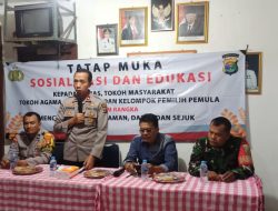 Diskusi Dengan Warga Sukajawa Baru, Kasat Binmas Himbau Aktifkan Satkamling