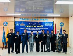 FMIPA Unila Hasilkan Dua Doktor Baru