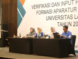 Unila Gelar Verifikasi dan Input Formasi ASN Tahun 2024