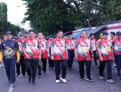 Unila Hadiri Sriwijaya Lampung Run dalam Peringatan HUT Kodam II/Sriwijaya ke-78