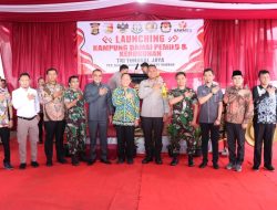 Pertama Kali di Lampung, Polres Tulang Bawang Launching Kampung Damai Pemilu