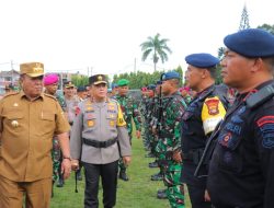 Apel TNI Polri dalam rangka kesiapan pemilu 2024 dan siaga bencana