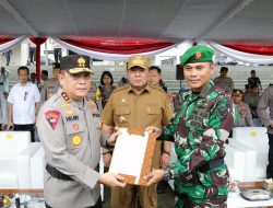 Gubernur Arinal Sampaikan 8 Hal Penting Terkait Kesiapan Pemilu 2024 dan Siaga Bencana di Provinsi Lampung dalam Acara Apel TNI- Polri