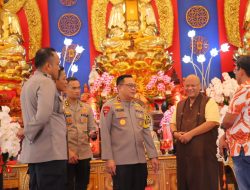 Kapolda Lampung Tinjau Pengamanan Malam Imlek