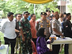 Pastikan Semua Berjalan Dengan Kondusif, Danrem 043/Gatam Bersama Gubernur Dan Forkopimda Tinjau Sejumlah TPS