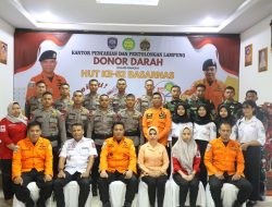 Sambut HUT Ke-52, Basarnas Lampung Gelar Donor Darah