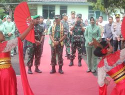 Kunjungi Kodim 0424/Tanggamus, Pangdam II/Swj Berikan Apresiasi Kinerja Dan Dedikasi Babinsa Sebagai Ujung Tombak TNI AD