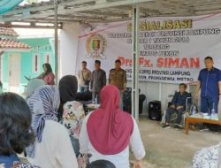 Anggota DPRD Lampung Fx Siman Gelar Sosper Nomor 1 Tahun 2016