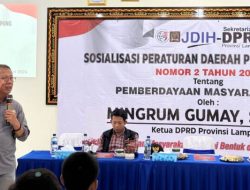 Ketua DPRD Provinsi Lampung Terima Usulan Perbaikan Jalan Organisasi Kepemudaan Kecamatan