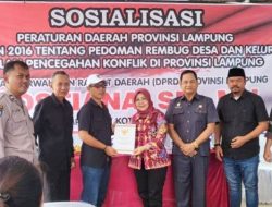 Anggota DPRD Lampung Kostiana Gelar Perda Rembug Desa di Kecamatan Panjang