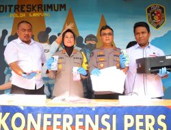 Ditreskrimum Polda Lampung Berhasil Ungkap Pelaku Peredaran Uang Palsu (Upal)