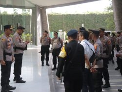 Polda Lampung Amankan Rapat Pleno Tingkat Provinsi