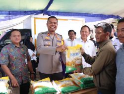 Gelar Gerakan Pangan Murah, Polres Tulang Bawang Jajakan Kebutuhan Pokok ke Masyarakat