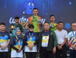 Bersama Gubernur Dan Forkopimda Provinsi Lampung, Danrem 043/Gatam Ikuti Water Day Run Lampung