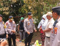 Bantu Korban Kebakaran Di Way Gubak, Kapolresta Bandar Lampung Turun Langsung Bawa Bantuan Paket Sembako