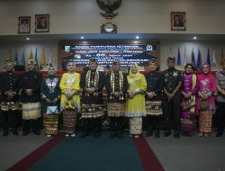 Danrem 043/Gatam Hadiri Rapat Paripurna Istimewa Memperingati Hari Jadi Provinsi Lampung Ke-60 Tahun 2024