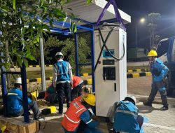 Gaspol!! PLN Kebut Pembangunan 13 Titik SPKLU Di Sepanjang Ruas Tol Lampung, Pemudik Pakai Kendaraan Listrik Makin Tenang