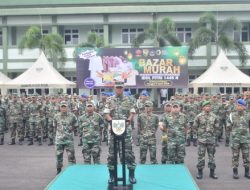 Atasi Lonjakan Harga Kebutuhan Bahan Pokok, Korem 043/Gatam Gelar Bazar UMKM Ramadhan dan Pasar Murah