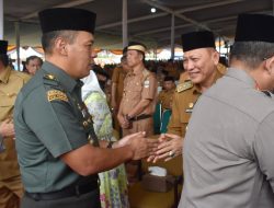 Kasrem 043/Gatam Hadiri Halal Bihalal Bersama Gubernur Lampung