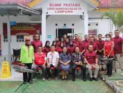 Cegah Warga Binaan Terjangkit DBD, Lapas Narkotika Bandarlampung Gelar Fogging