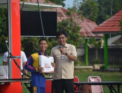 Simolek Go To School : OJK Lampung Gandeng BI dan BPD Edukasi Guru dan Pelajar di Lampung Utara