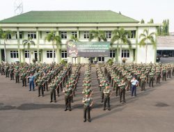 Korem 043/Gatam Dukung Penyelenggaraan Apel Dansat TNI AD Tersebar Kodam II/Swj