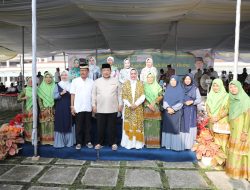 Gubernur Arinal dan Ibu Riana Ikuti Pengajian Akbar Pemprov Lampung di Pesisir Barat