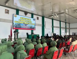 Kumdam II/Sriwijaya Berikan Penyuluhan Hukum Kepada Prajurit, PNS Dan Anggota Persit Jajaran Korem 043/Garuda Hitam