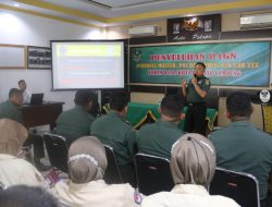 Cegah Penyalahgunaan Narkoba, Kodim 0410/KBL Gelar Sosialisasi P4GN Bagi Prajurit dan PNS