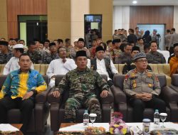 Kasrem 043/Gatam Hadiri Doa Lintas Agama di Polda Lampung