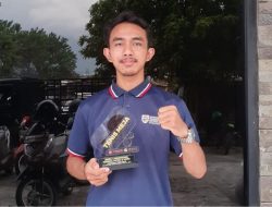 Abdurrahman Aufa Raih Juara 3 Kejuaraan Tenis Meja BEM STIE Dwi Sakti di Baturaja