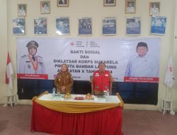 Walikota Bandar Lampung Eva Dwiana, Memberi Sambutan Sekaligus Membuka Diklat Sukarelawan PMI