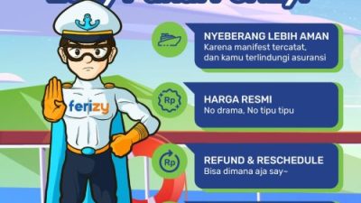 Hindari Praktek Percaloan, ASDP Wajibkan Pengguna Jasa Reservasi Tiket Online Via Ferizy