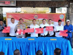 2 Pekan Ops Antik 2024, Polresta Bandar Lampung Ungkap 48 Kasus Narkoba, Tangkap 71 Tersangka