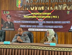 Tingkatkan Layanan Perawatan dan Kesehatan Warga Binaan, Lapas Narkotika- RSJ Lampung Teken PKS