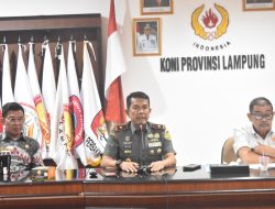 Danrem 043/Gatam Pimpin Entry Meeting Audit Ketaatan Dan Kinerja Periode III TA. 2024 Bersama Itjen TNI