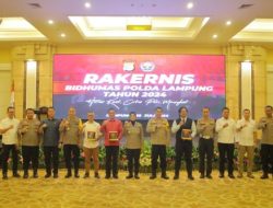 Bidhumas Polda Lampung Gelar Rakernis 2024, Sekaligus Launching Tribratanews Polres/ta Jajaran