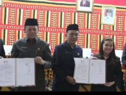 DPRD Gelar Rapat Paripurna Dalam Rangka Penyampaian Rekomendasi LKPJ Bupati Lamsel TA 2023