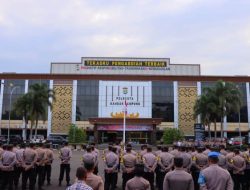 Polresta Bandar Lampung Kerahkan 331 Personel Amankan Malam Takbir Idul Adha 1446 Hijriah
