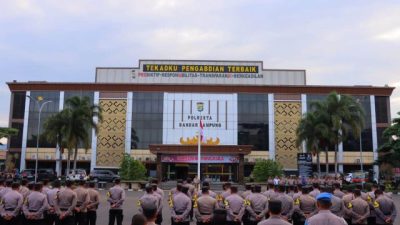Polresta Bandar Lampung Kerahkan 331 Personel Amankan Malam Takbir Idul Adha 1446 Hijriah
