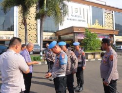Hari Bhayangkara ke-79, Bid Propam Polda Lampung Gelar Gaktiblin Personel Polresta Bandar Lampung
