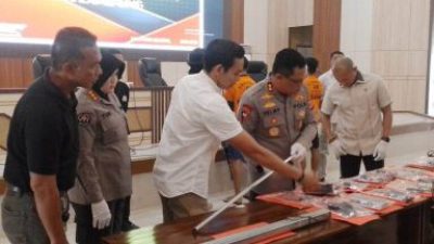 Ditreskrimum Polda Lampung Berhasil Mengungkap Kasus Penyalahgunaan Senjata Api Ilegal