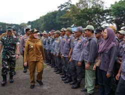 Perkuat Kolaborasi Lintas Sektor Menjaga Stabilitas dan Keamanan, Pemkot Bersama Polrestas dan Kodim 0410 Gelar Apel Tiga Pilar
