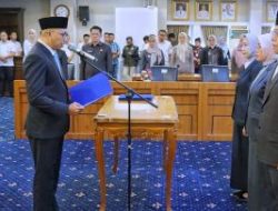 Gubernur Lampung Lantik Tiga Pejabat Pimpinan Tinggi Pratama