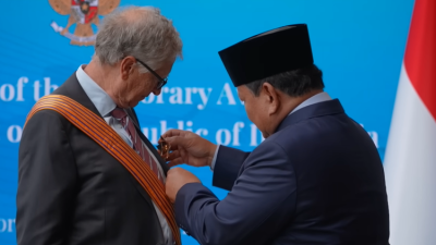 Presiden Prabowo Anugerahi Miliarder AS Bintang Tanda Jasa Utama